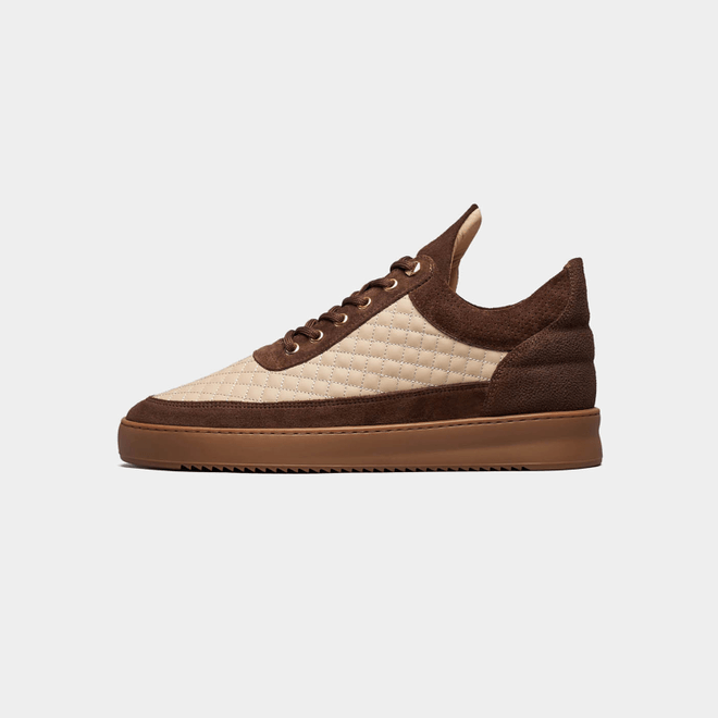 Low Top Quilted Brown