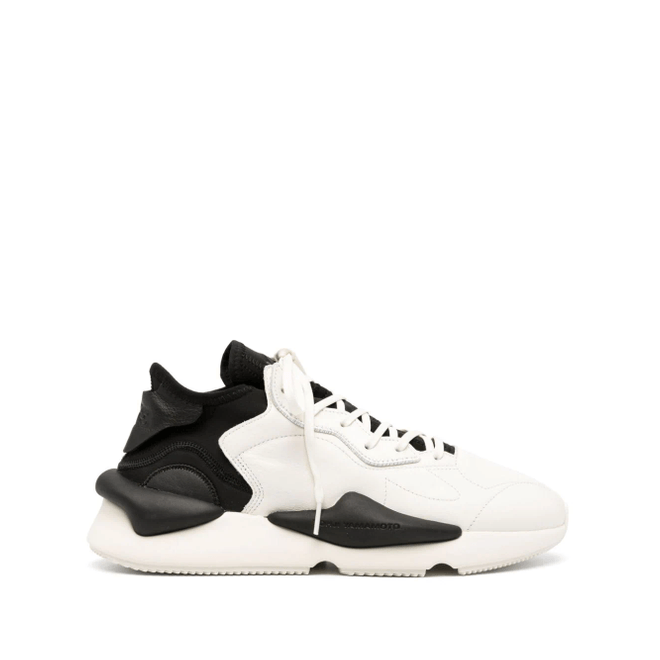 Y-3 leather lace-up