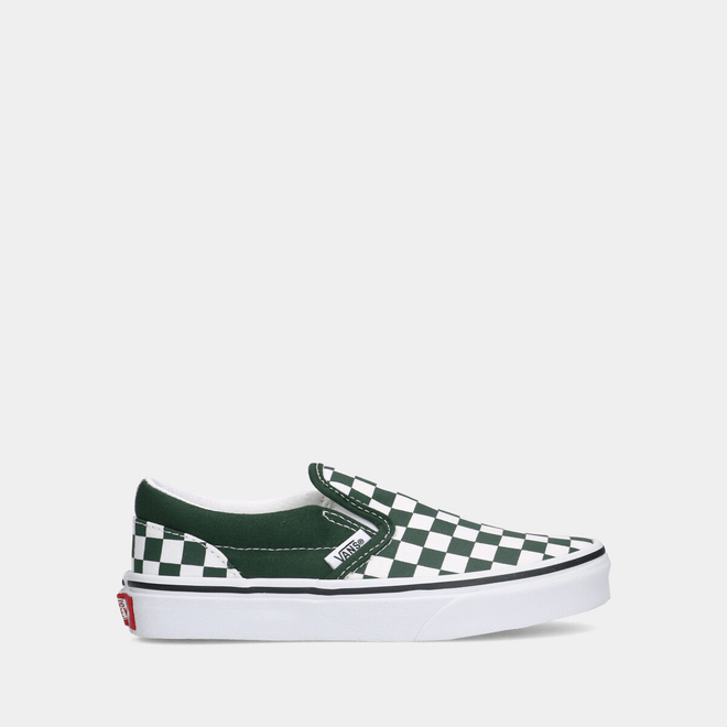 Vans Classic Slip-On Checkerboard Theory Green kleuter