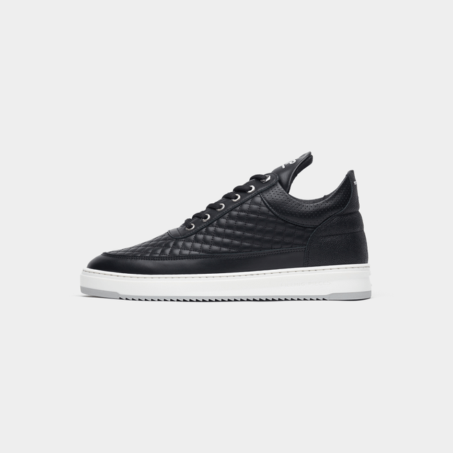 Filling Pieces Low Top Quilted Jet Black