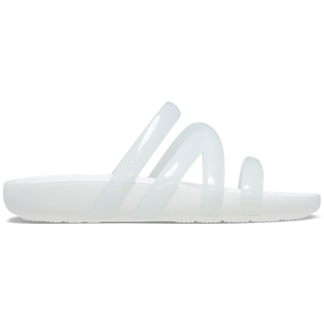 Crocs Women Crocs Splash Glossy Strappy Sandals White 