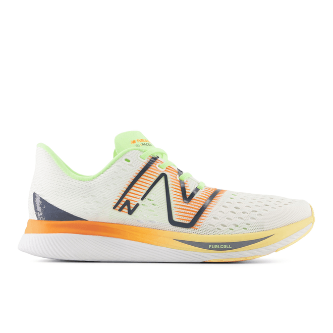 New Balance FuelCell SuperComp Pacer  White WFCRRBL