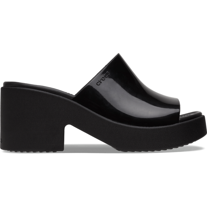Crocs Women Brooklyn High Shine Heel Sandals Black  209709-001