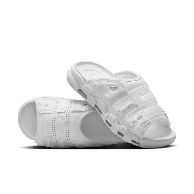Nike Air More Uptempo Slide 'Triple White'