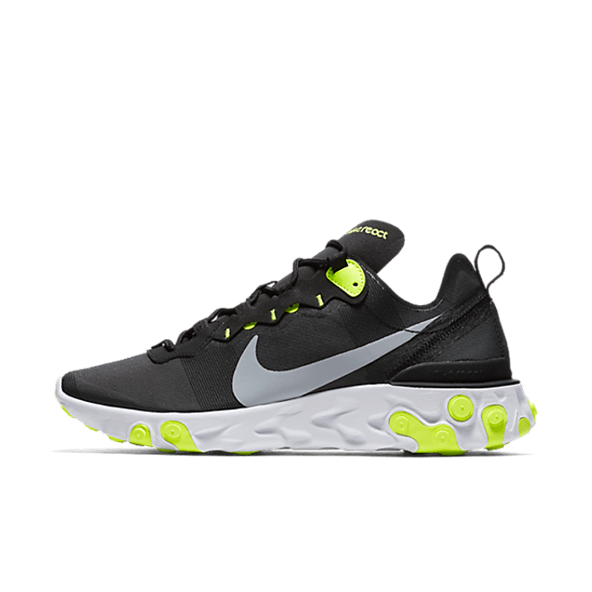 Nike React Element 55 'Black/Volt' BQ6166-001