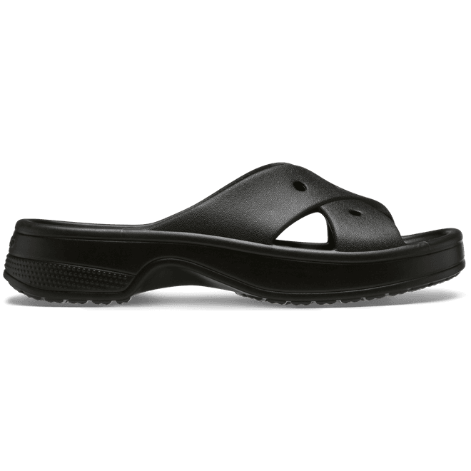 Crocs Women Classic Cross Strap Slides Black