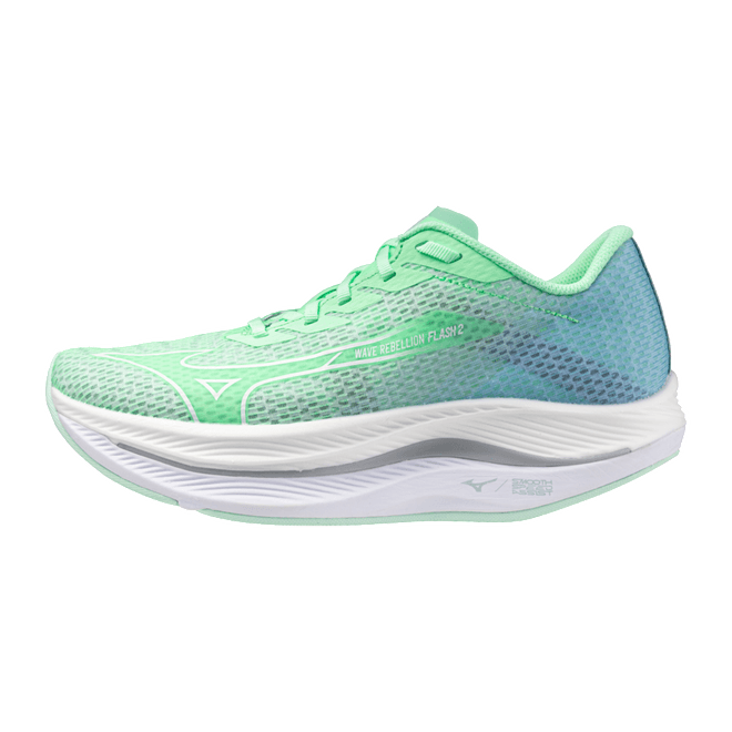 Mizuno Wave Rebellion Flash 2 Running Neo Mint