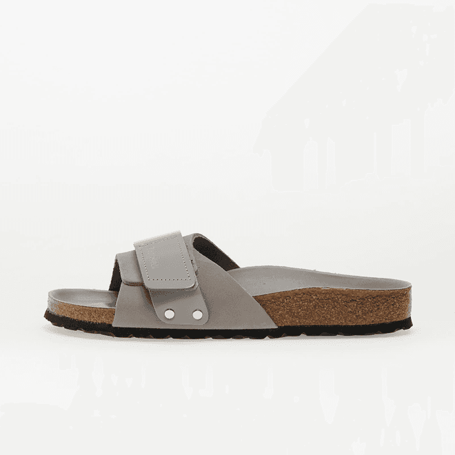 Birkenstock Oita Nubuk Leather Stone Coin