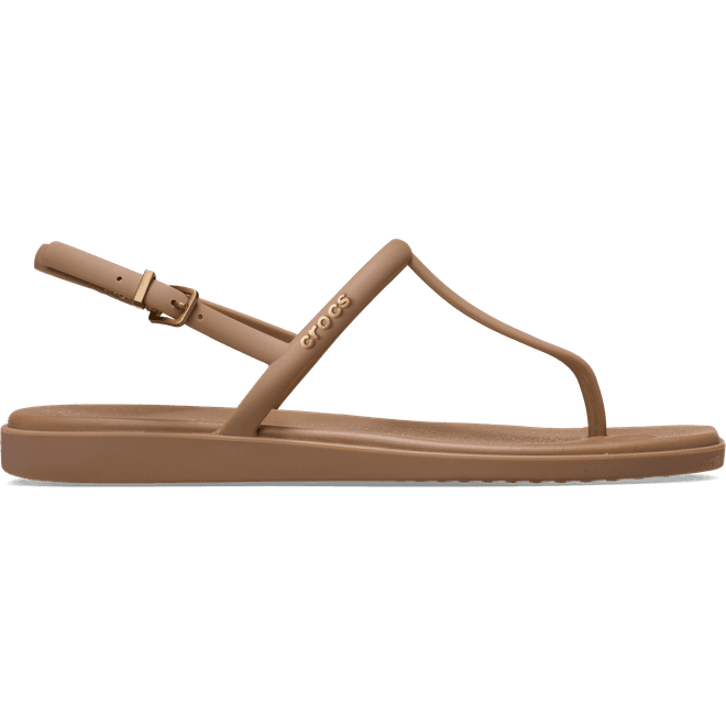 Crocs Women Miami Thong Flips Milk Chocolate