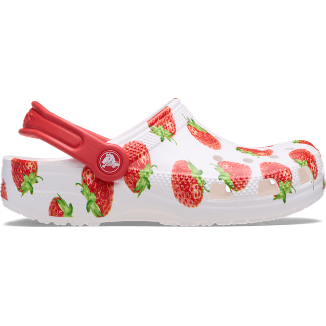 Crocs Kids Toddler Classic Fresh Fruits Clogs White