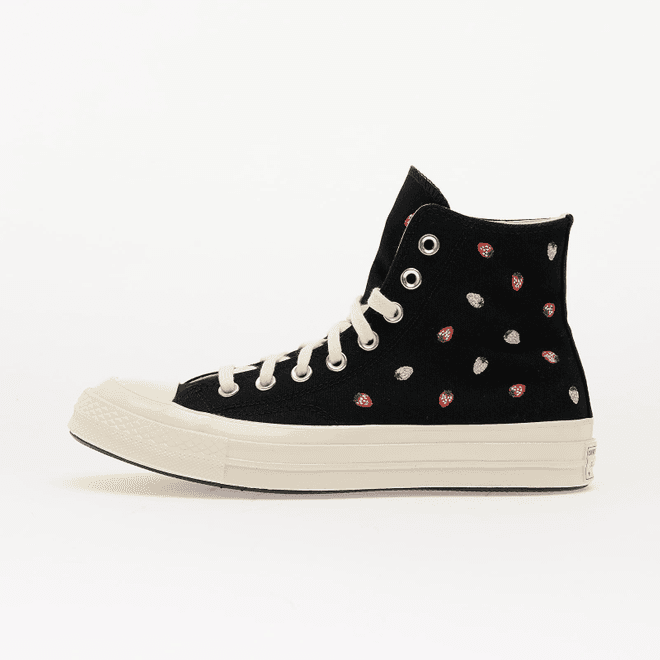 Converse Chuck 70 Embroidered Strawberries Black/Soft Red/Green