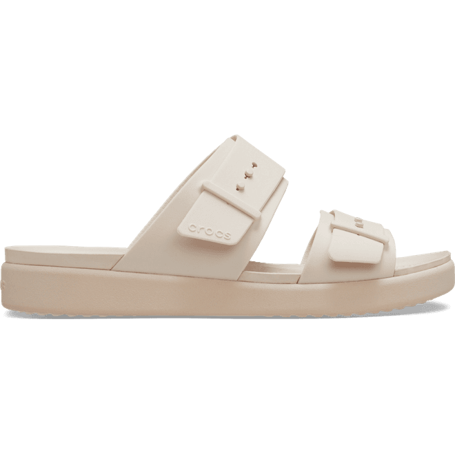 Crocs Women Brooklyn Buckle Low Low Sandals Quartz