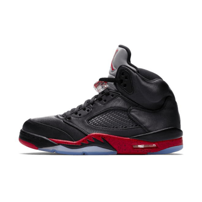 Air Jordan 5 Satin 'Black & Red' 136027-006