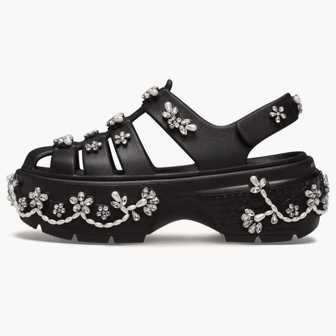 Crocs Stomp Fisherman Clog Simone Rocha Black