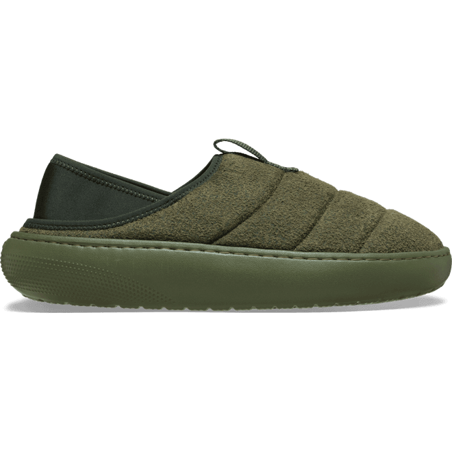 Crocs Classic Vegan Suede Moc Shoes Army Green
