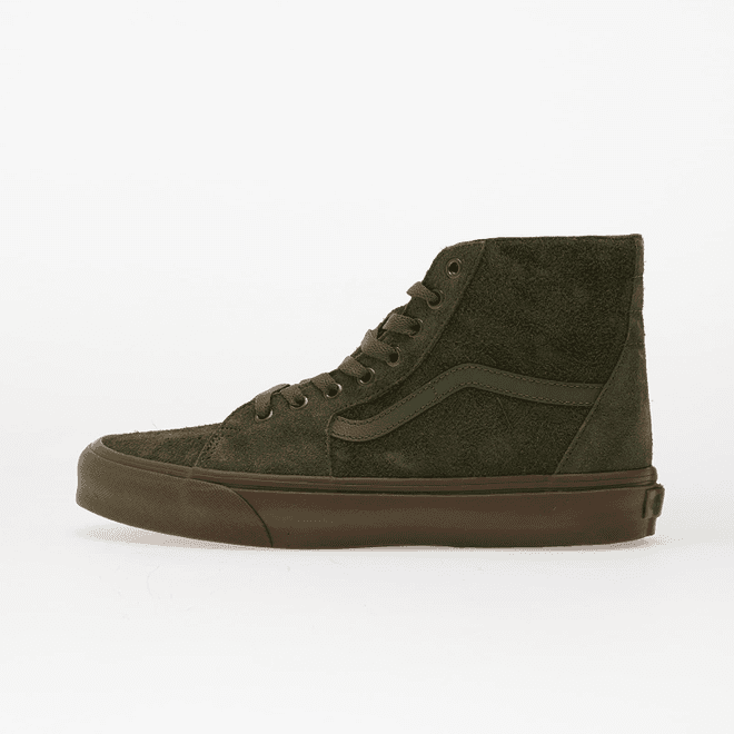 Vans SK8-Hi Tapered Hairy Suede Olive