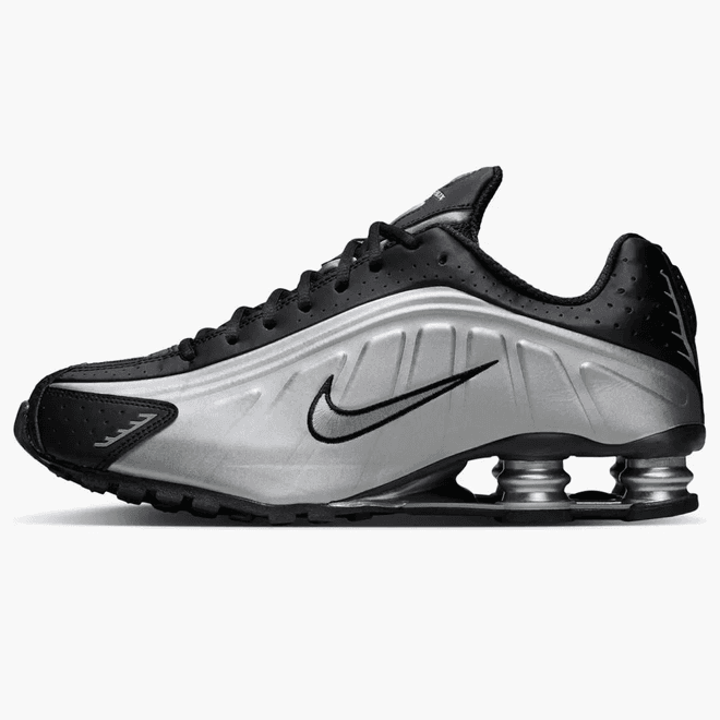 Nike Shox R4 Metallic Silver Black