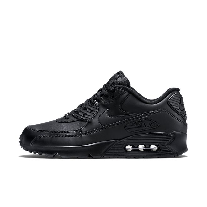 Nike Air Max 90 Leather 'Triple Black' 302519-001