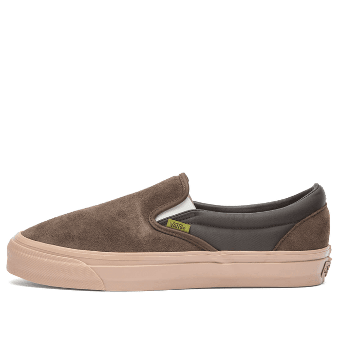 Vans LX Classic Slip-On 98 sneaker Suede Coal Brown
