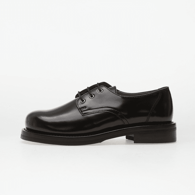 OUR LEGACY Reception Shoe Glazed Black Leather