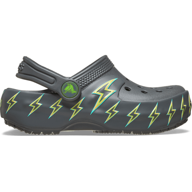 Crocs Toddler Classic Bolt Lights Clogs Kinder Carbon