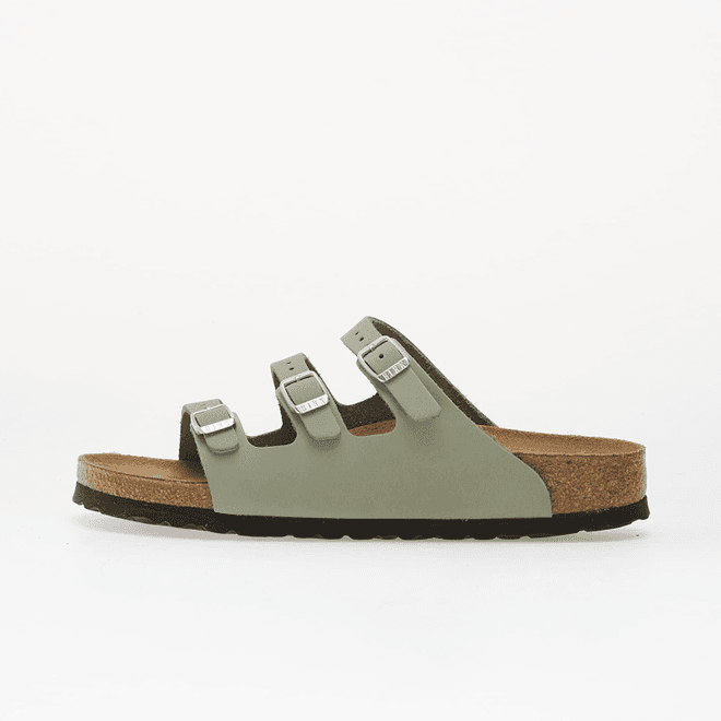 Birkenstock Florida Nubuck Leather Women Pure Sage