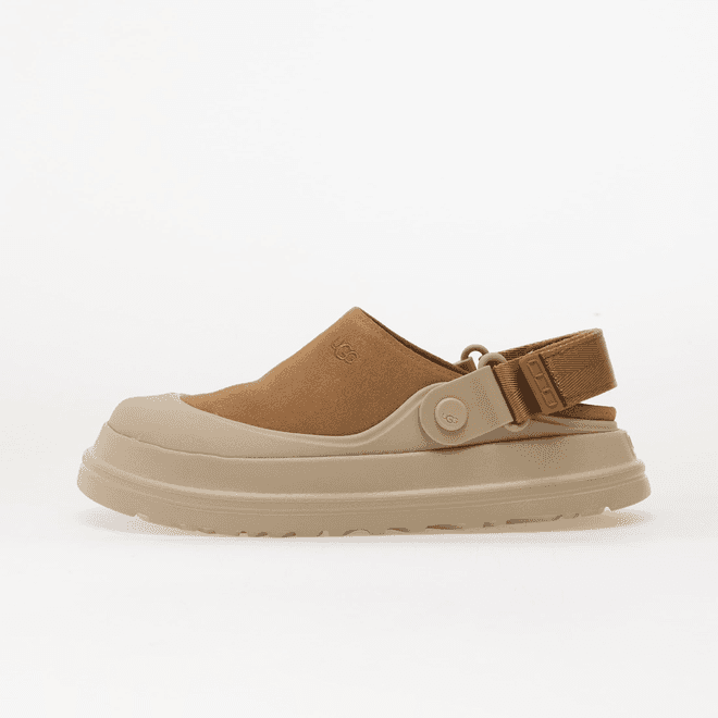 UGG® GoldenGlow Suede Clog Brown