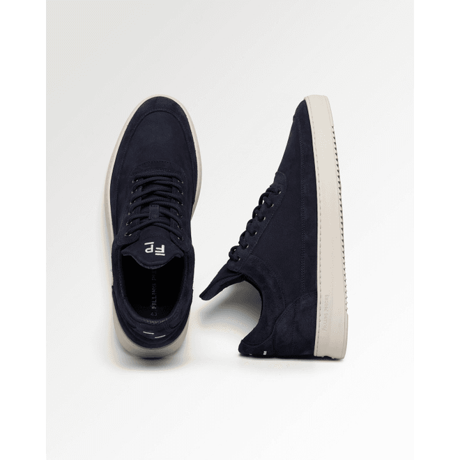 Filling Pieces Low Top Suede Grain 'Navy'