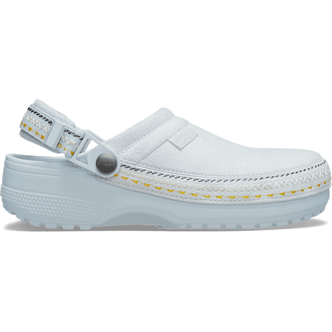 Crocs Crafted Vegan Suede Stitch Clogs Sky Ice