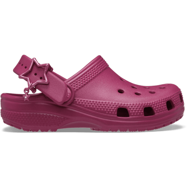 Crocs Classic Star Buckle Clogs Kinder Royal Pink