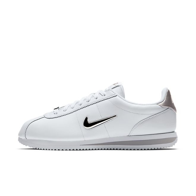 Nike Cortez Basic Jewel (White / Metallic Silver) 833238 101