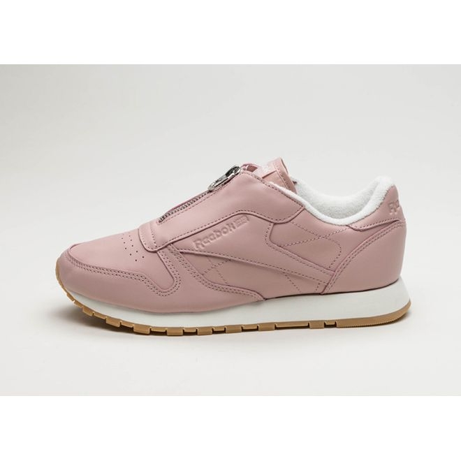 Reebok Classic Leather Zip (Shell Pink / Chalk / Silver) BS8065