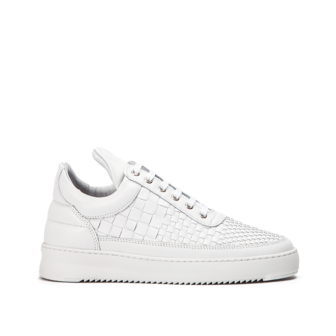 Filling Pieces Low Top Ripple Woven 2452622-WHITE