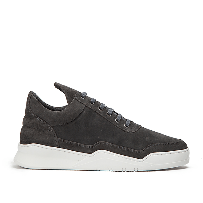 Filling Pieces Low Top Ghost Waxed Suede 2522259-ANTRACITE