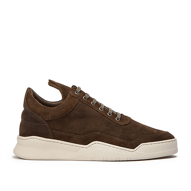 Filling Pieces Low Top Ghost Waxed Suede 2522259-DARKGREEN