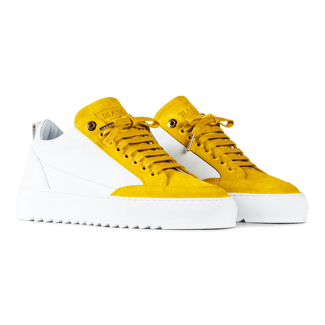 Mason Garments Tia - Leather / Suede - Yellow SS19-5D