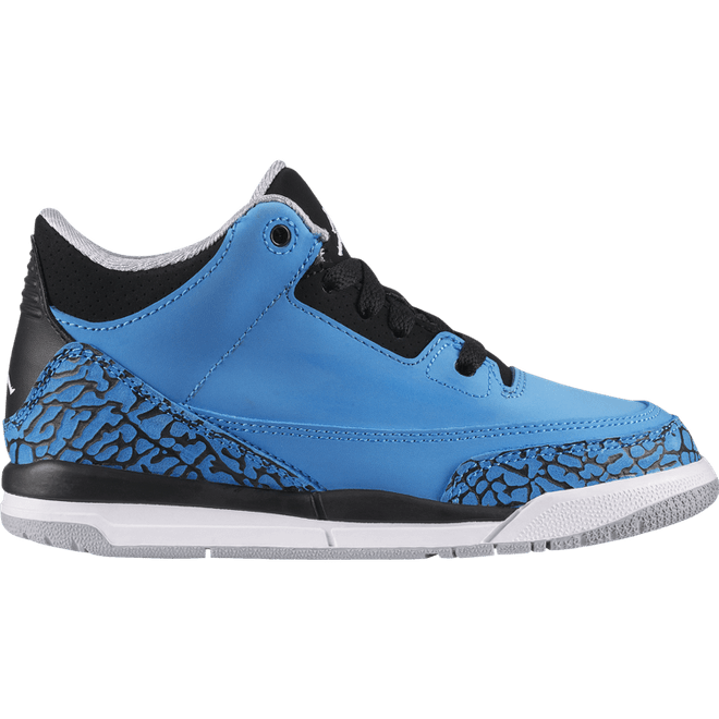  Nike Jordan 3 Retro Bp Dk Pwdr Blue/Wht-Blck-Wlf Gry 429487-406
