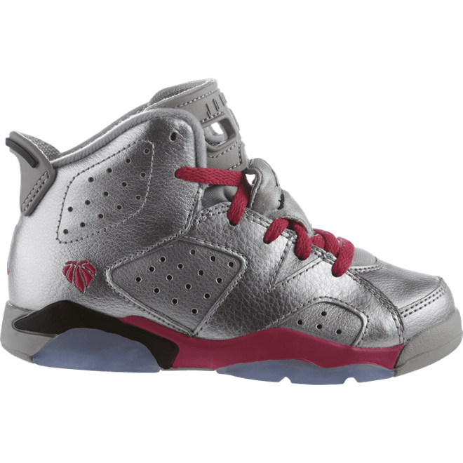  Nike Jordan 6 Retro Gp Metallic Silver/Vvd Pink-Blck 543389-009