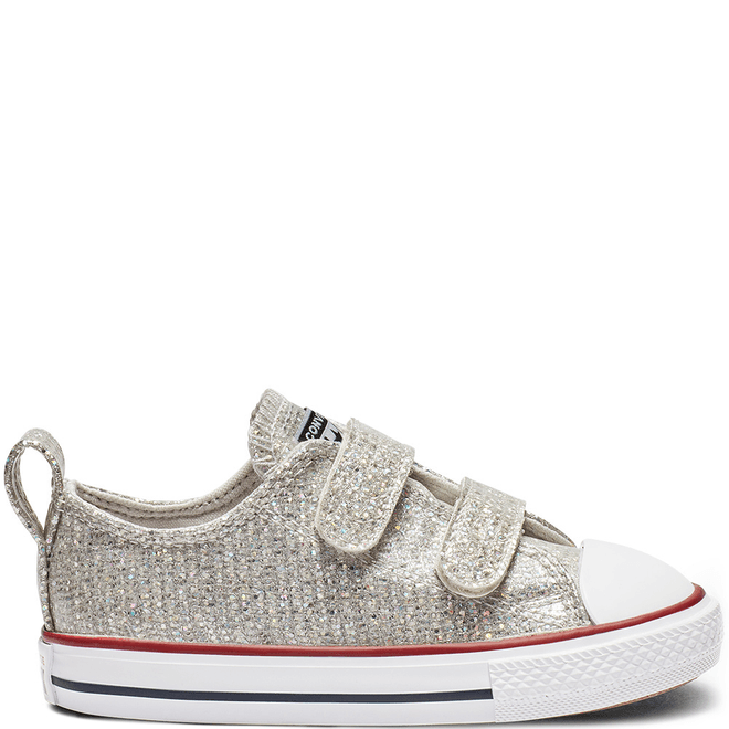 Chuck Taylor All Star Hook and Loop Sparkle Low Top 763551C