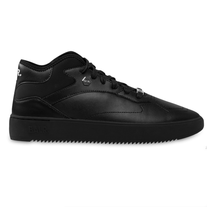 BALR. Leather Hexagon Sneakers Black BALR-1395