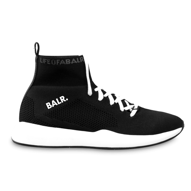 BALR. EE Premium Sock Sneakers V3 Black/White BALR-1411
