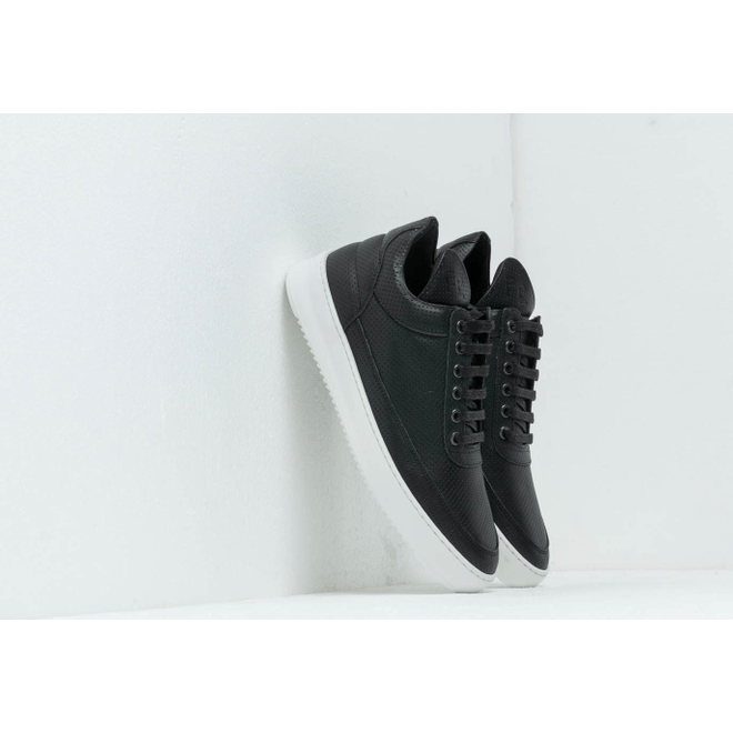 Filling Pieces Low Top Ripple Nappa Perforated Black 304254218610