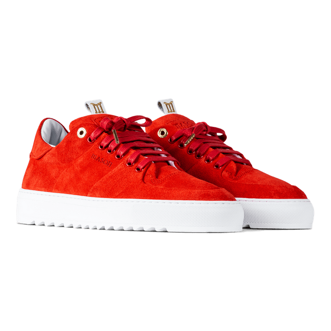 Mason Garments Roma Classic - Suede - Red SS19-3B