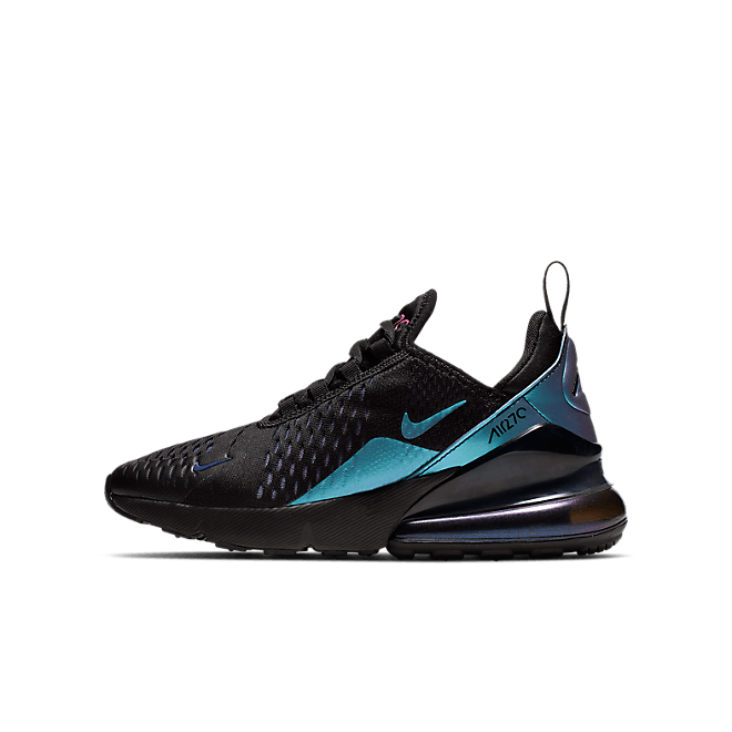 Nike Air Max 270 (GS) Black/ Laser Fuchsia-Regency Purple 943345017