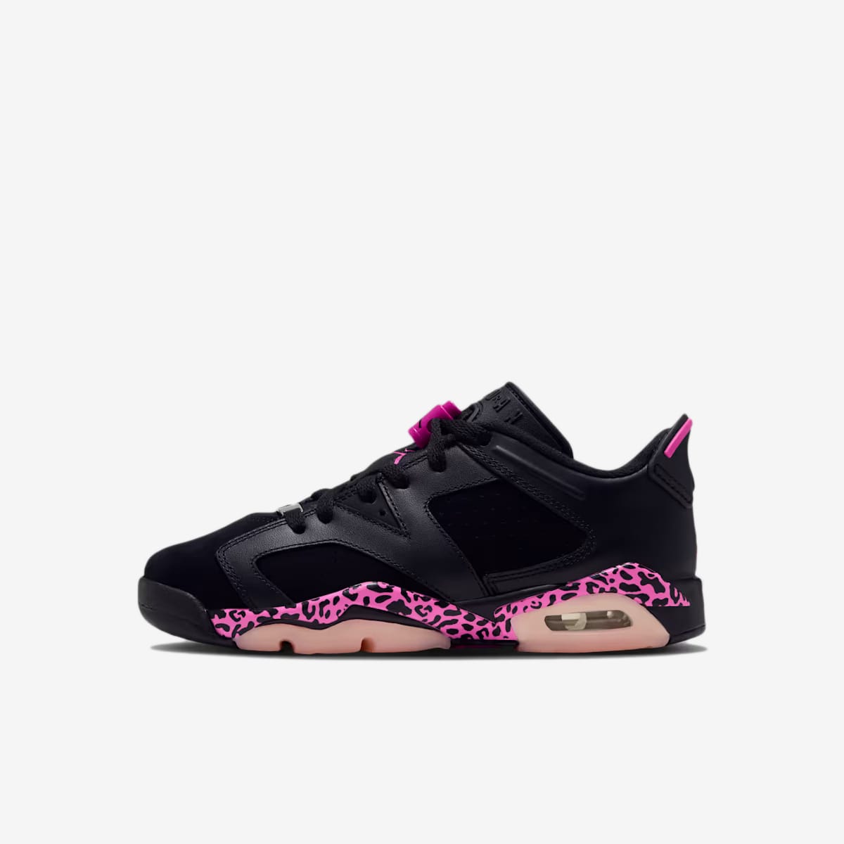 Air Jordan 6 Retro Low GS 'Black & Pink Foam' | 768878-001